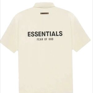 Fear of God Essentials Polo Beige S